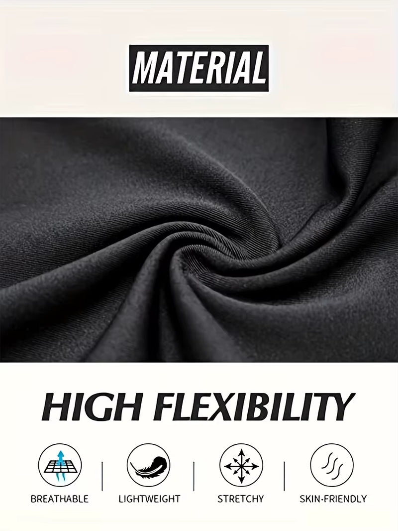 Compression Shirts Men'S Rashguard Quick Dry Gym Fitness Shirts Spring Beach Surfing Athletic Sport Running Workout Tops Tees