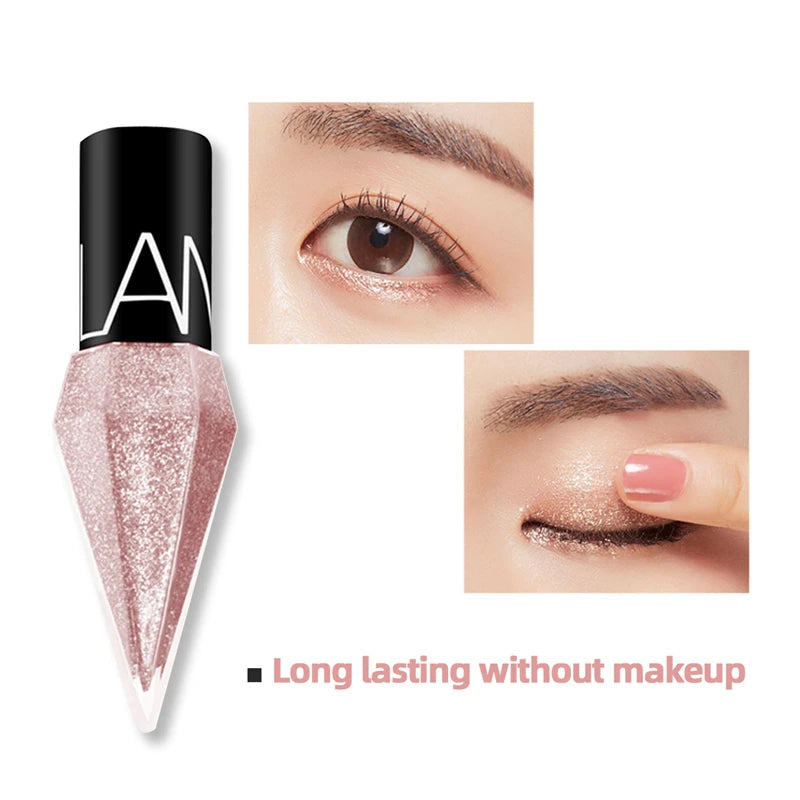 New Professional Shiny Eye Liners Cosmetics for Women Pigment Silver